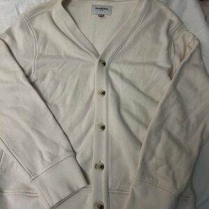 Goodfellow & Co Men's Cream Cardigan Sweater